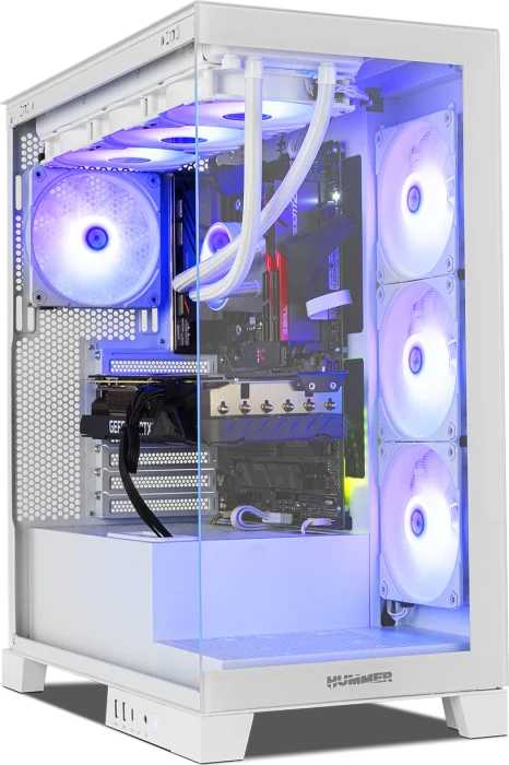 Nox Xtreme Hummer Glock White, Glasfenster
