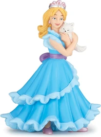 Papo Die Bezaubernde Welt - Prinzessin mit Katze blau