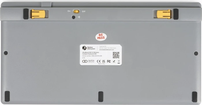 BakkerElkhuizen UltraBoard 950 V2 Wireless, weiß/grau, USB/Bluetooth, DE