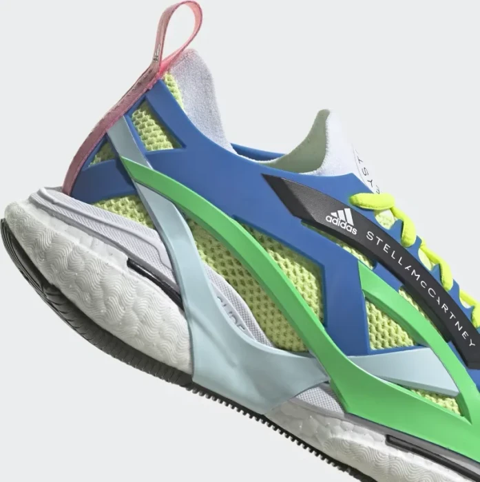 adidas Solar Glide by Stella McCartney true blue/screaming green f21/cloud white (Damen)