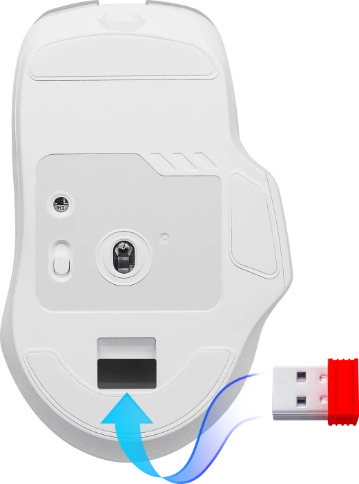 Defender Astro Elite GM-056 Wireless Gaming Mouse transparent/weiß, USB