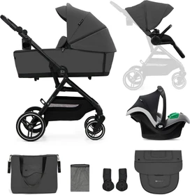 Kinderkraft Yoxi 3in1 grau