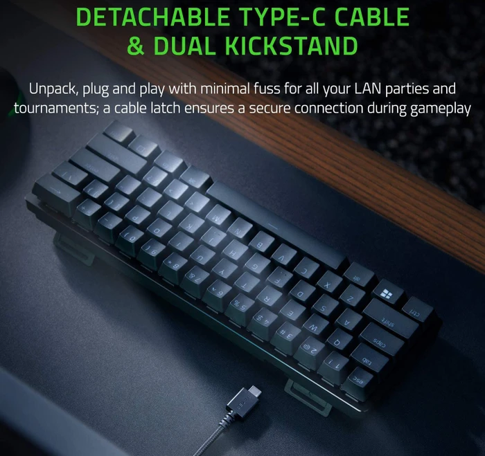 Razer Huntsman Mini, Razer Linear Optical PURPLE, Black, Razer Clicky Optical PURPLE, USB, IT
