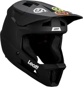 Leatt MTB 1.0 Gravity V23 Fullface-Kinderhelm schwarz