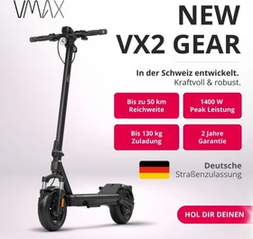 VMAX VX2 Gear Elektro-Roller 500Wh 20km/h