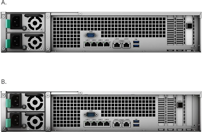 Synology SA3600, 16GB RAM reg ECC, 2x SFP+ 10Gb/s, 4x RJ-45 1000Base-T, 2HE