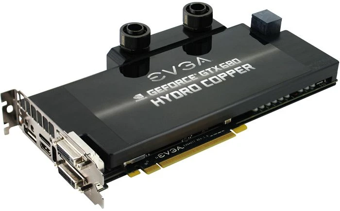 EVGA GeForce GTX 680 Classified Hydro Copper, 4GB GDDR5, 2x DVI, HDMI, DP