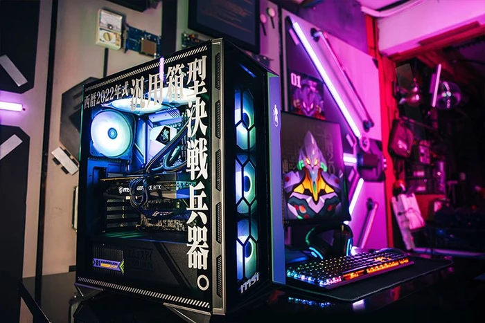 MSI MPG Gungnir 110R EVA e-PROJECT, Glasfenster