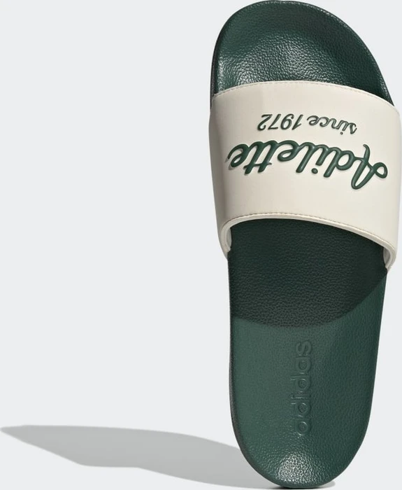 adidas Shower Adilette wonder white/collegiate green