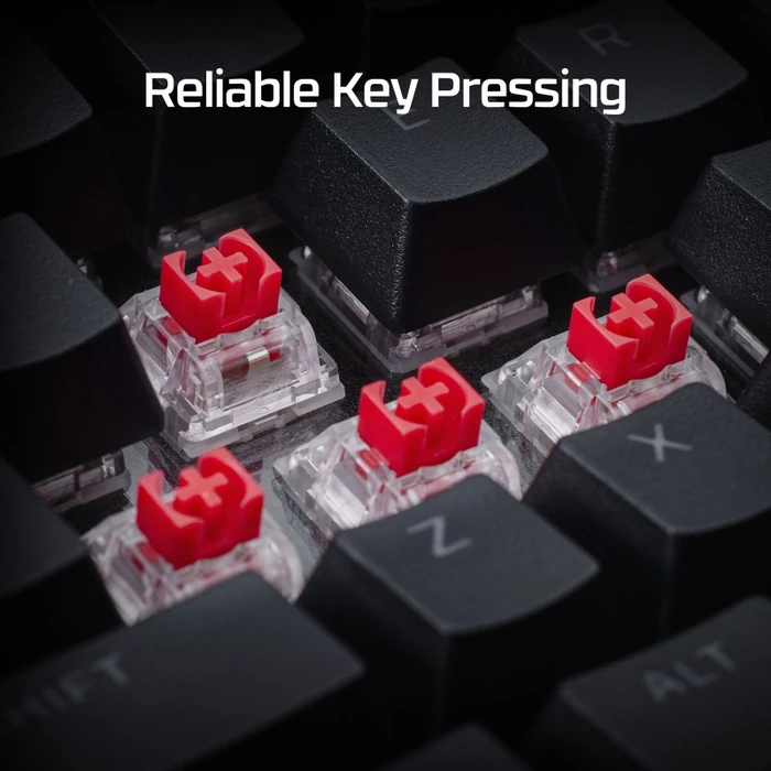 HP HyperX Alloy Rise 75 Wireless, PBT, LEDs RGB, hot-swap, HyperX Linear, USB/Bluetooth, US