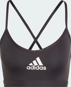 adidas AEROREACT Training Light-Support Sport-BH schwarz (Damen)