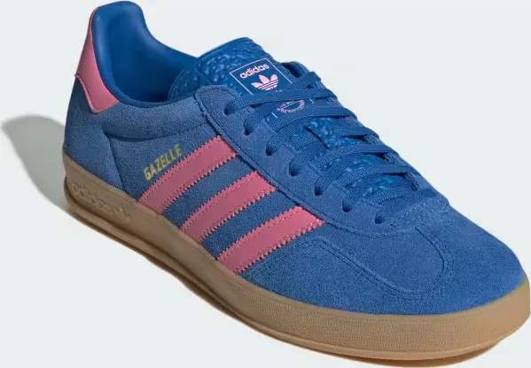 adidas Gazelle blue/bliss pink/gum (Herren)