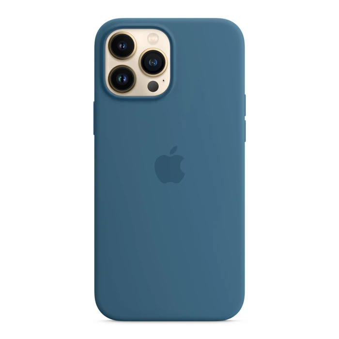 Apple Silikon Case mit MagSafe für iPhone 13 Pro Max eisblau
