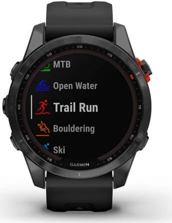 Garmin Fenix 7S Solar slate grey/black