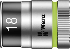 Wera 8790 HMC HF Zyklop Außensechskant Steckschlüssel 1/2", 18x37mm