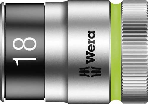 Wera 8790 HMC HF Zyklop Außensechskant Steckschlüssel 1/2", 18x37mm