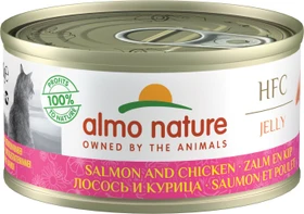almo nature HFC Jelly Cats, Lachs und Huhn, 3.36kg (48x 70g)