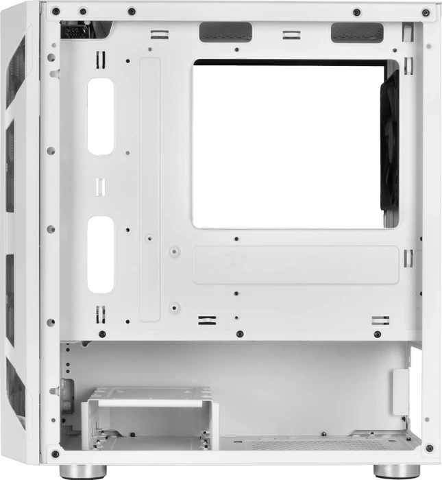 SilverStone Fara H1M, weiß, Glasfenster