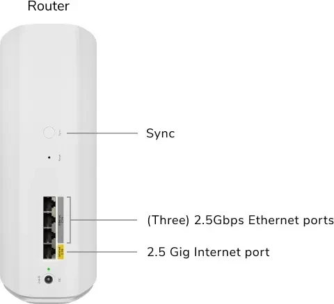 Netgear Orbi Wi-Fi 7, 770 Serie RBE771, Router