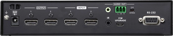 ATEN 2x2 4K HDMI Matrix Switch mit Audio De-Embedder