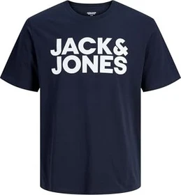 Jack & Jones Logo T-Shirt kurzarm navy blazer (Herren)