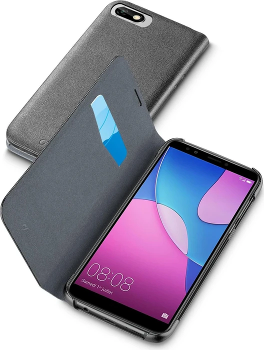 Cellularline Book für Huawei Y6 (2018) schwarz