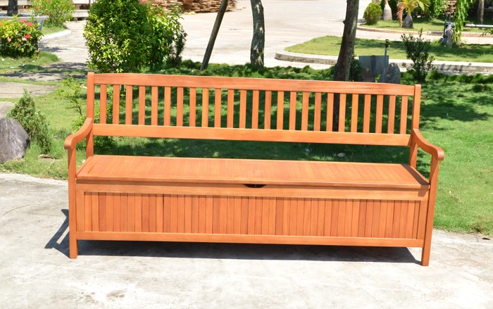 Garden Pleasure Houston Gartenbank/Gartenbox 4-Sitzer