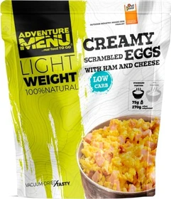 Adventure Menu Creamy Scrambled Eggs with Ham and Cheese 450kcal