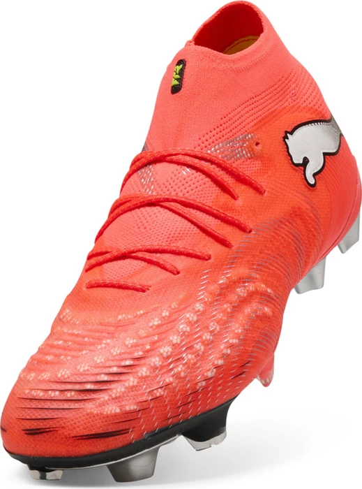 Puma Future 9 Ultimate FG glowing red/puma white/puma black/puma silver (Damen)