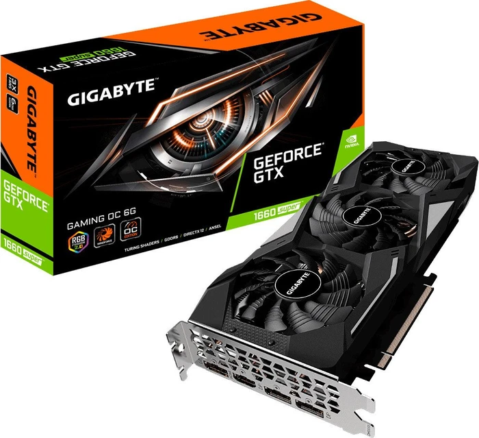 GIGABYTE GeForce GTX 1660 SUPER Gaming OC 6G, 6GB GDDR6, HDMI, 3x DP