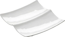 Maxwell & Williams East meets West Teller zweigeteilt quadratisch 26.5x26.5cm