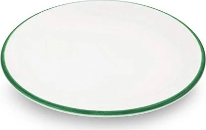Gmundner Keramik Grüner Rand Kaffee Unterteller Cup 15cm