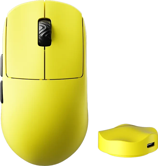 Scyrox V8S Wireless Gaming Mouse gelb, USB