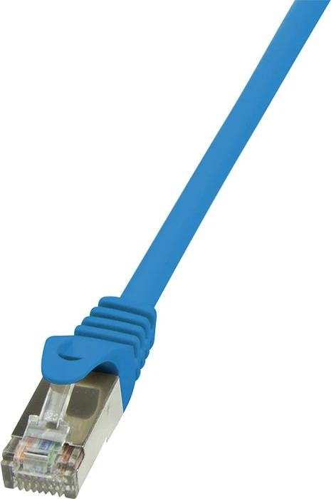 LogiLink EconLine Patchkabel, Cat6, F/UTP, RJ-45/RJ-45, 0.25m, blau