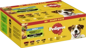Pedigree Gemischte Selektion in Sauce 4 Varietäten, 8kg (80x 100g)