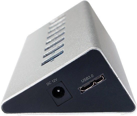 LogiLink Aluminium USB-Hub, 8x USB-A 3.0, USB 3.0 Micro-B [Buchse]