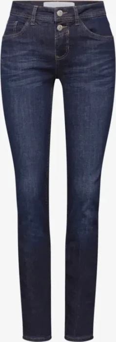 Street One Studio Slim Leg Jeans dark blue washed (Damen)