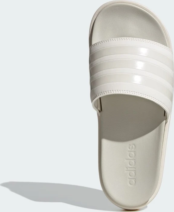 adidas Platform Adilette chalk white/orbit grey (Damen)