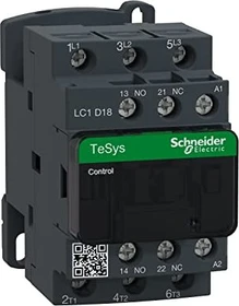 Schneider Electric Leistungsschütz LC1D 3p, +1S+1Ö, 7.5 kW, 18 A, 400 V AC3, Spule 230 V AC
