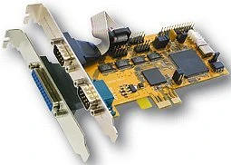Exsys 2x seriell/1x parallel, PCIe x1