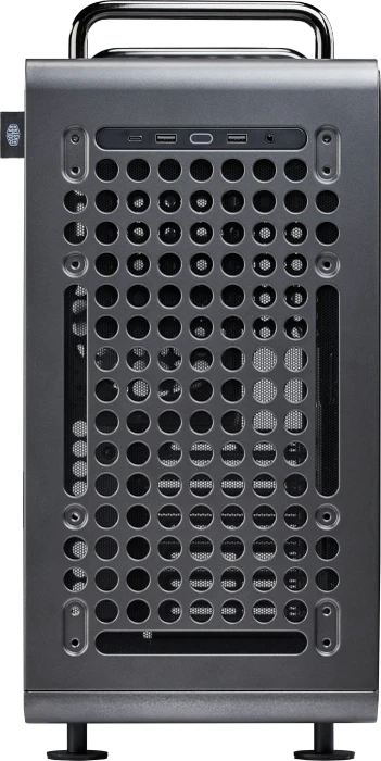 Cooler Master Qube 540 Stardust Iron, schwarz, Glasfenster