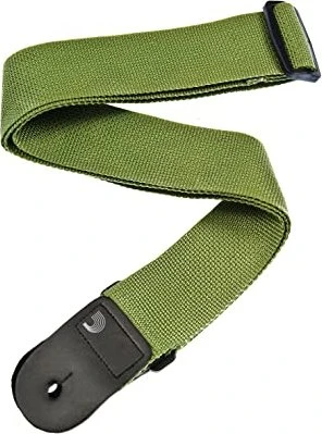 D'Addario Polypro Guitar Strap Green
