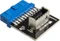 Akasa USB 3.0 19-Pin auf USB 3.1 20-Pin Key-A Pfostenstecker intern Vorschaubild