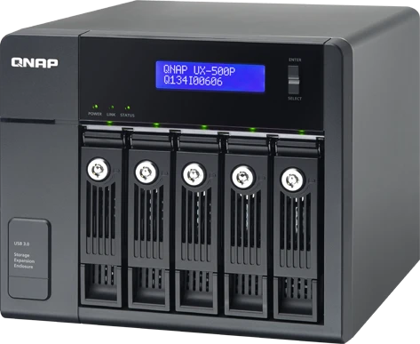 QNAP Expansion Unit UX-500p 15TB, 1x USB-A 3.0