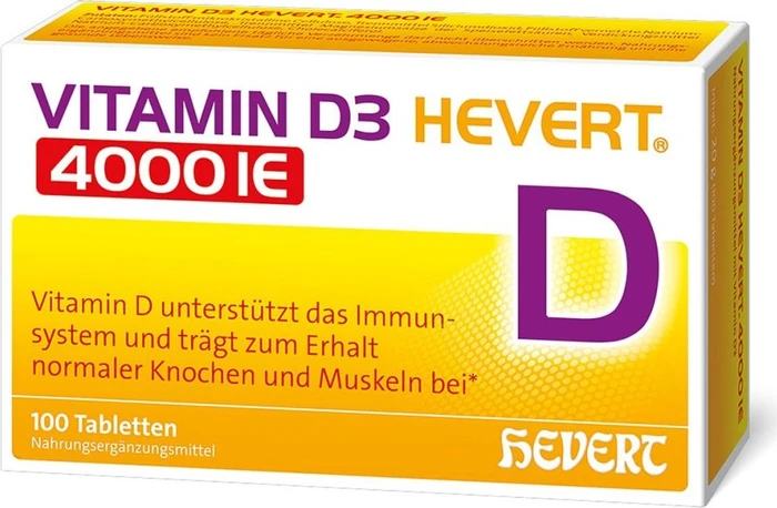 Vitamin D3 Hevert 4000 I.E. Tabletten, 100 Stück