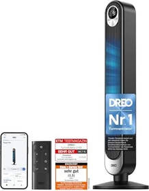 Dreo 518S Turmventilator schwarz