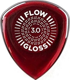 Dunlop Flow Gloss Pick, 3.0mm, 3-Pack