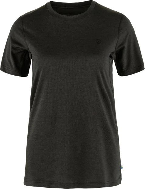 Fjällräven Abisko Day Hike Funktionsshirt kurzarm schwarz (Damen)
