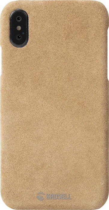 Krusell Broby Cover für Apple iPhone X/XS cognac-braun