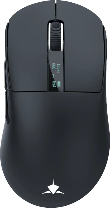 White Shark Gawain Wireless Gaming Mouse mit Ladestation, schwarz, USB/Bluetooth